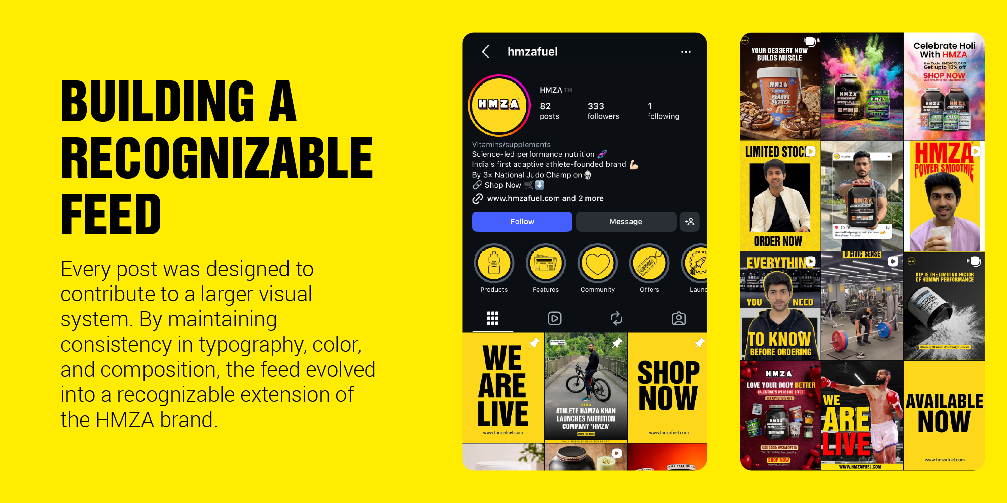 HMZA — Building a Recognizable Feed